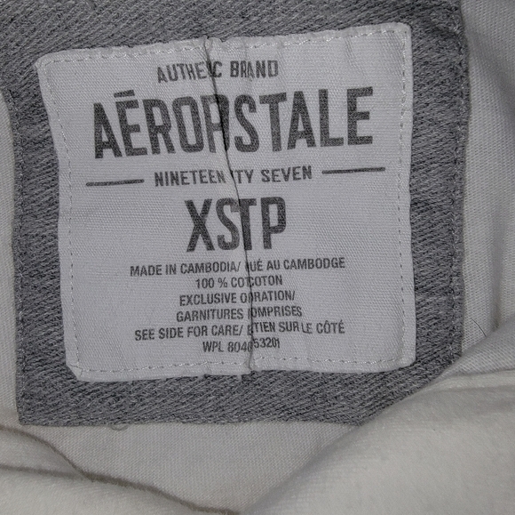 Aeropostale White and Black Polo Shirt Classic Design - Picture 3 of 5